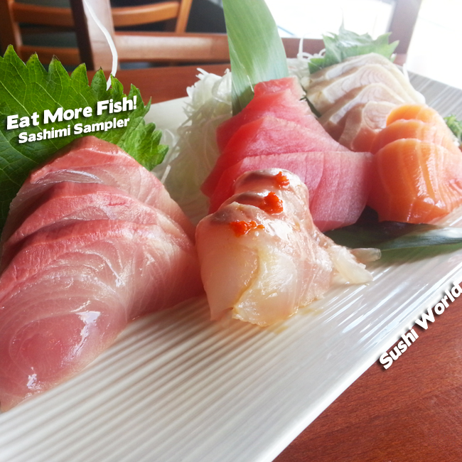 Orange County Sushi Sashimi Sampler Red Snapper Tuna Yellowtail Healthy Cypress OC