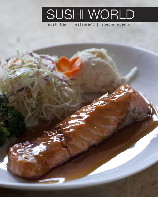 Salmon Teriyaki Lunch time special in Cypress
