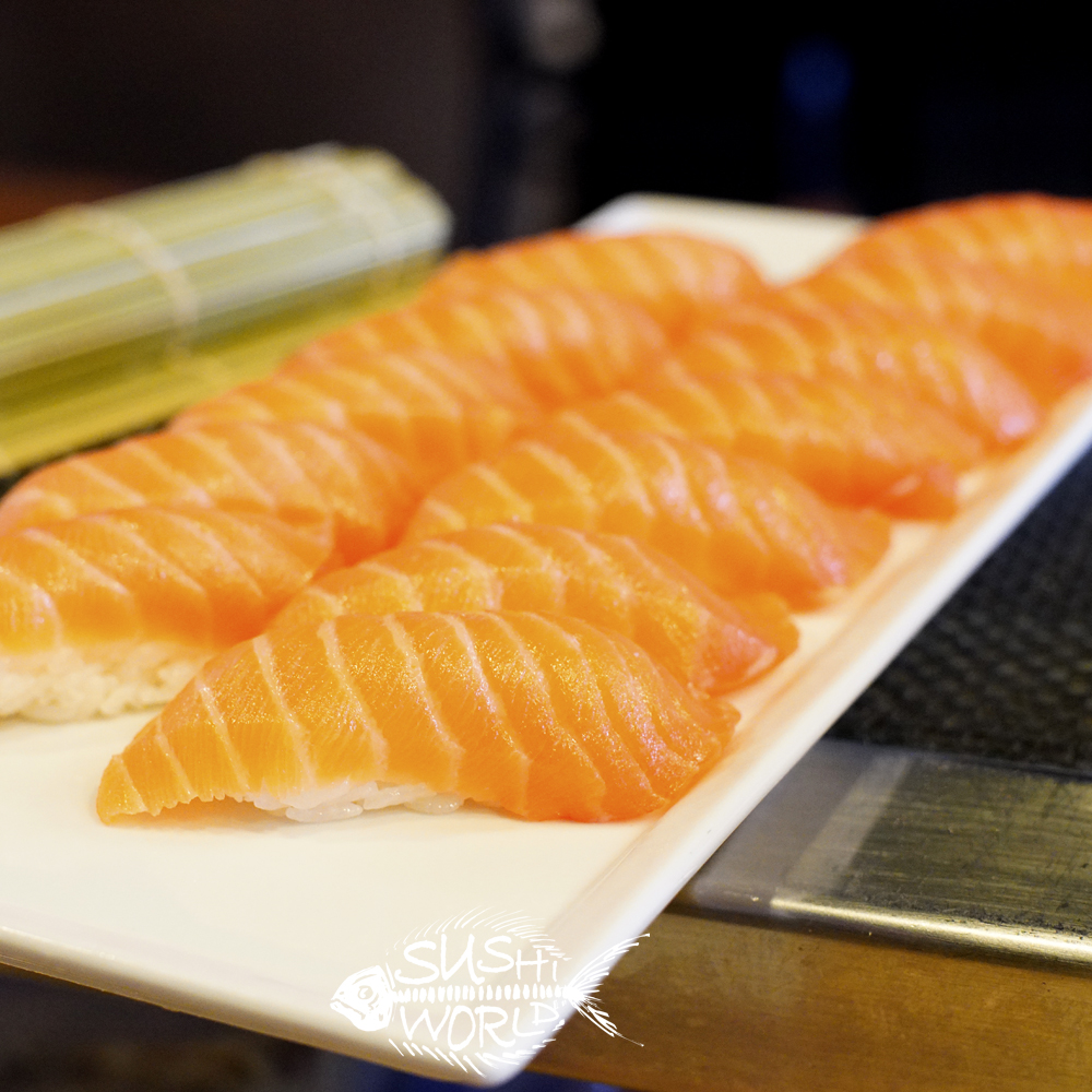 Orange County Best Happy Hour Salmon Peppered Salmon Sushi World Cypress