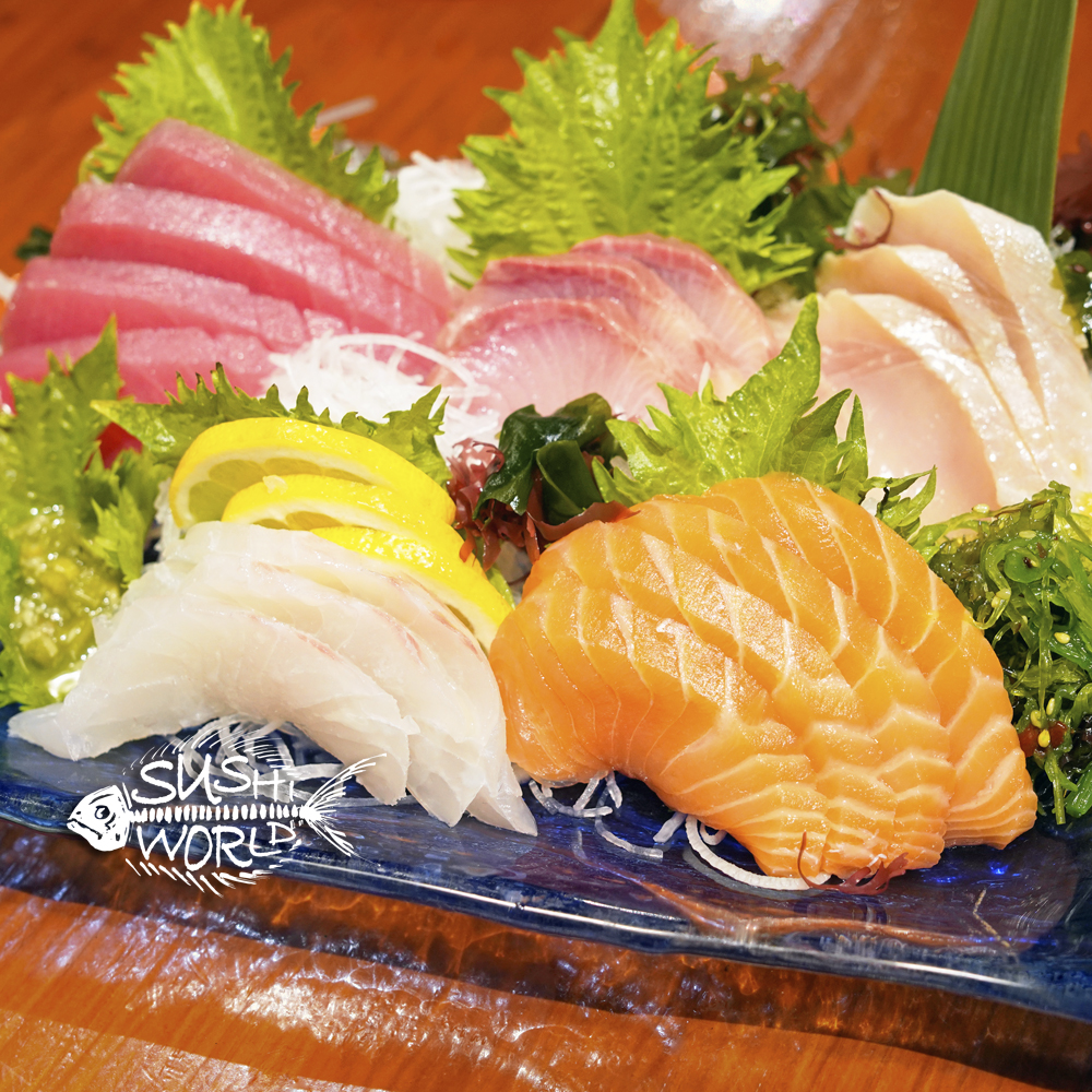 Sashimi Sampler Orange County OC Best Sushi Spot Sushi World Cypress