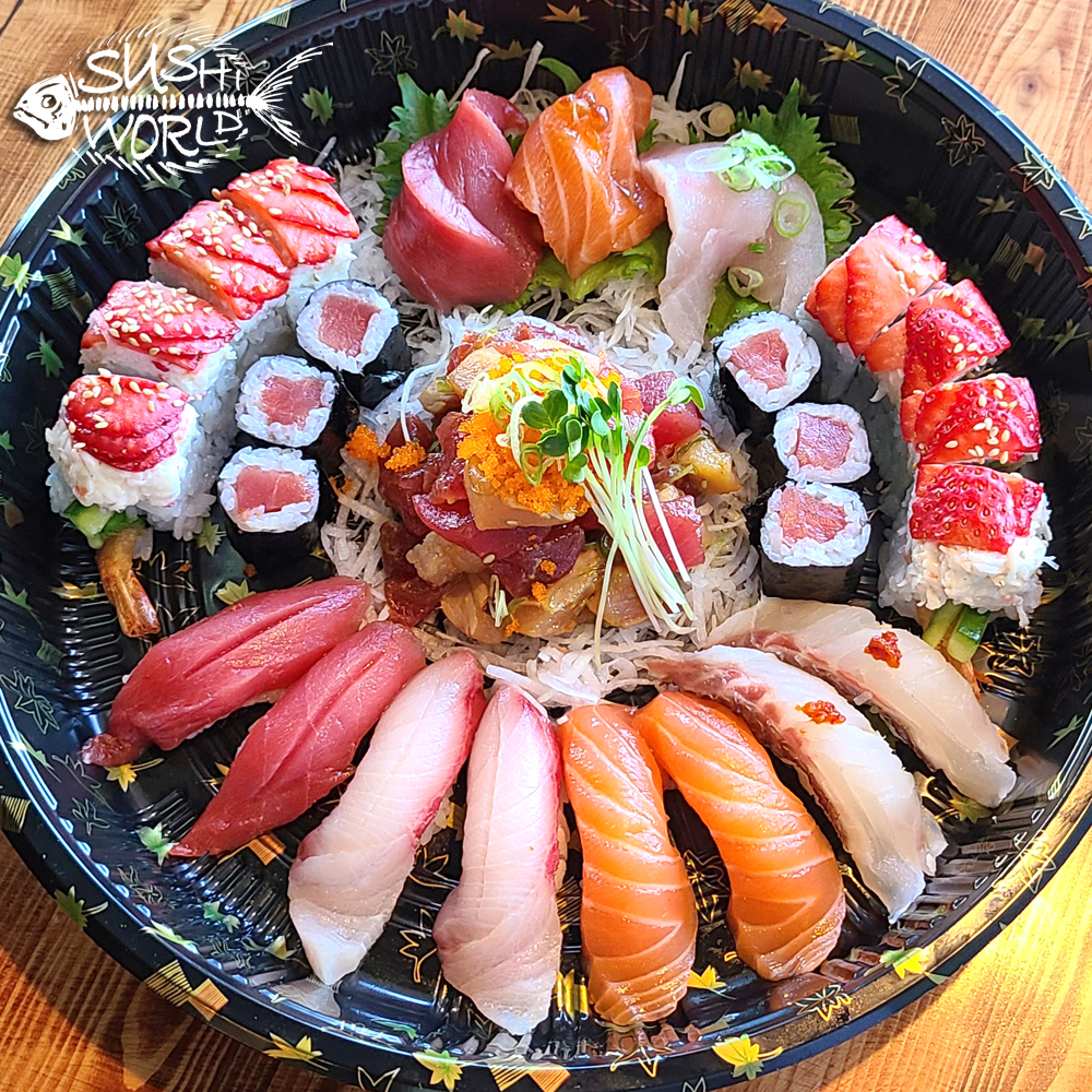 Valentine's Dinner Orange County OC Prix Fixe  Sushi World Romantic Platter