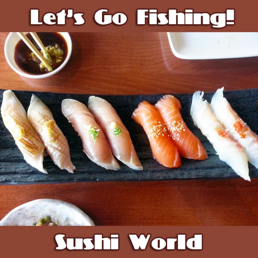 Seared Escolar Albacore Salmon Red Snapper Fresh Sushi Fish Fridays Orange County OC Sushi World Seared Escolar Albacore Salmon Red Snapper Fresh Sushi Fish Fridays Orange County OC Sushi World