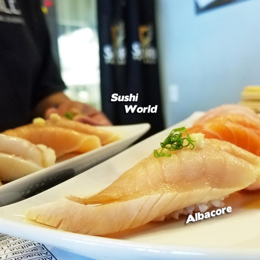 Orange County Best Happy Hour All Day Tuesdays Albacore Peppered Salmon Sushi World Cypress Orange County Best Happy Hour All Day Tuesdays Albacore Peppered Salmon Sushi World Cypress