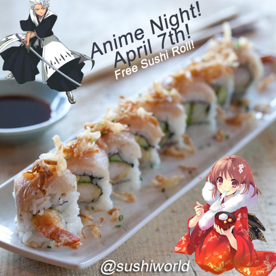 Anime Night Free Sushi Roll Orange County OC Cypress Dress Up Spirited Away Anime Night Free Sushi Roll Orange County OC Cypress Dress Up Spirited Away