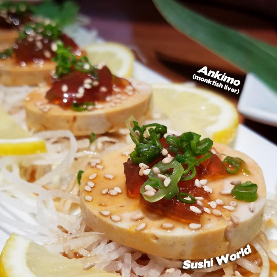 Ankimo Monkfish Liver Happy Friday Orange County Sushi World OC Ankimo Monkfish Liver Happy Friday Orange County Sushi World OC