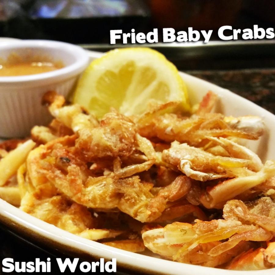 Fried Baby Crabs Perfect Snack Appetizers like Fries Sushi World Orange County OC Fried Baby Crabs Perfect Snack Appetizers like Fries Sushi World Orange County OC