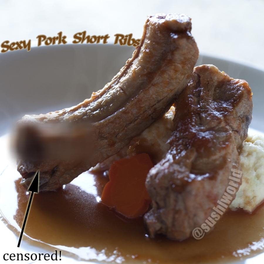 Sexy Pork Short Ribs Japanese Kitchen Orange County Sushi World OC Sexy Pork Short Ribs Japanese Kitchen Orange County Sushi World OC