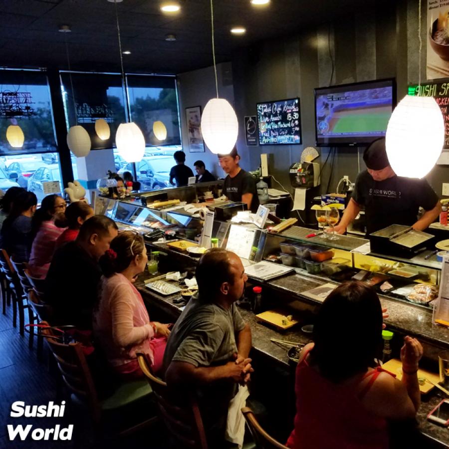 Sushi Chefs Bar Interact Fun Order Directly Orange County OC Sushi World Sushi Chefs Bar Interact Fun Order Directly Orange County OC Sushi World