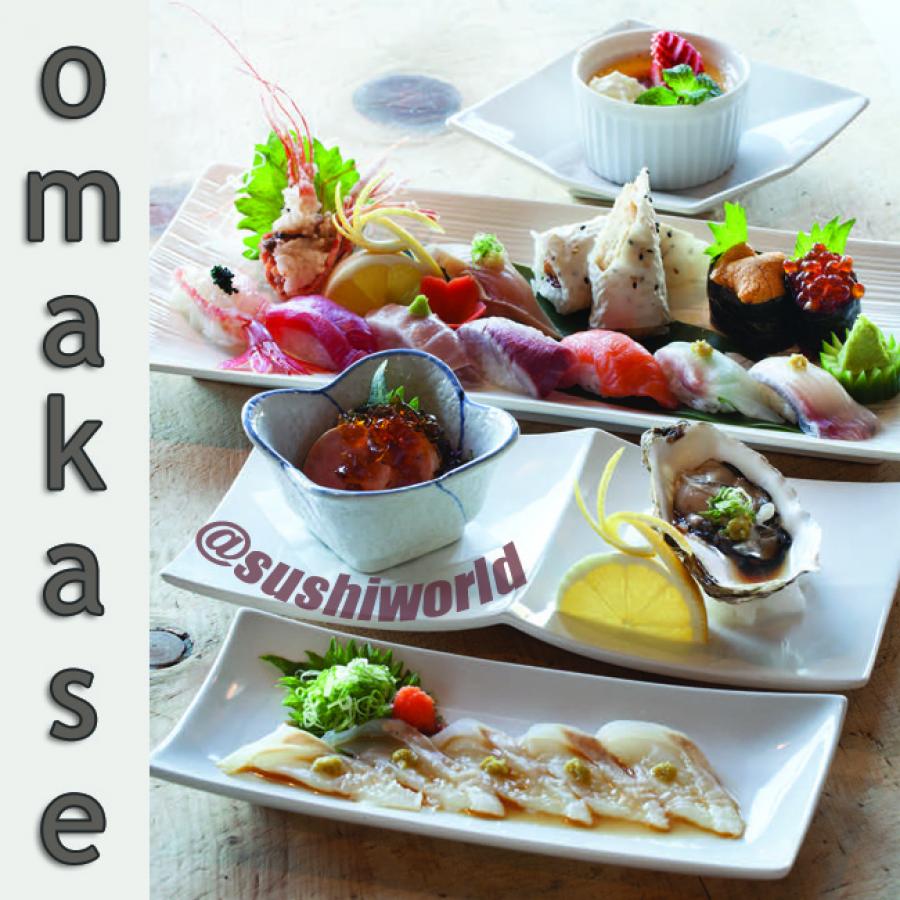Omakase Oyster Ankimo Monkfish Liver Creme Brulee Uni Baked Blue Crab Roll Orange County OC Sushi World Omakase Oyster Ankimo Monkfish Liver Creme Brulee Uni Baked Blue Crab Roll Orange County OC Sushi World