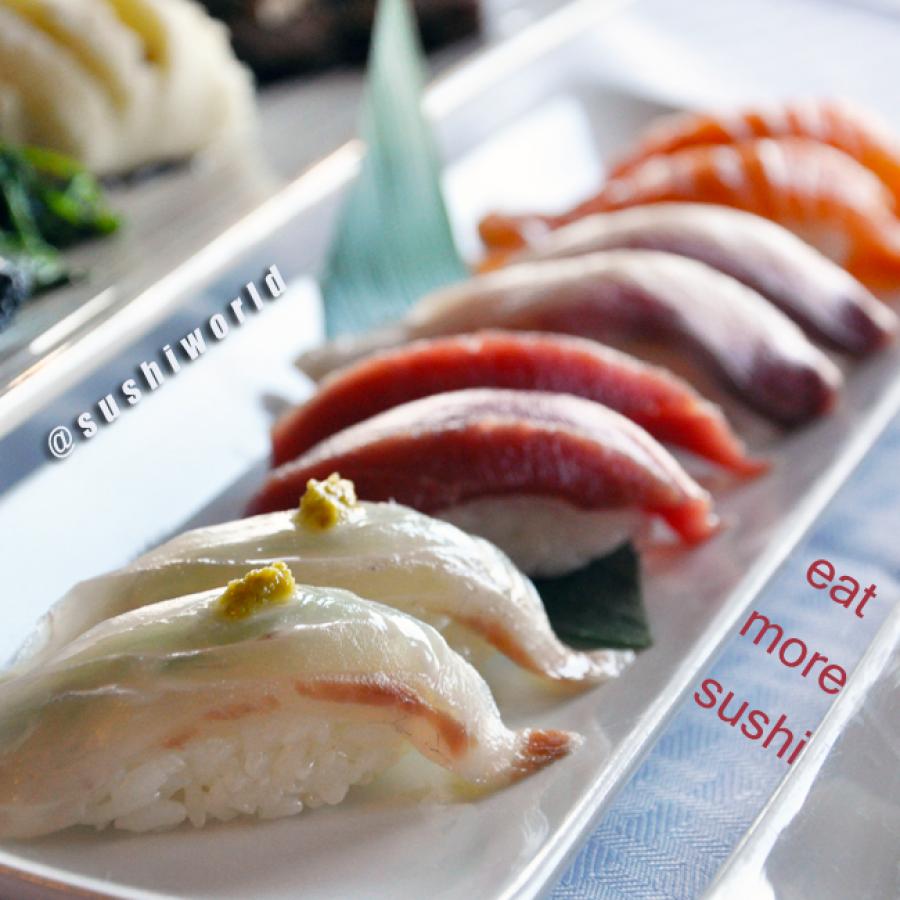 Red Snapper Tuna Yellowtail Salmon Eat More Sushi World Orange County OC Red Snapper Tuna Yellowtail Salmon Eat More Sushi World Orange County OC