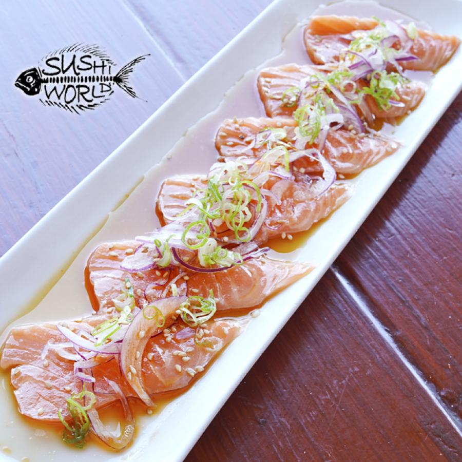 Salmon Carpaccio Low Carbs Sushi World