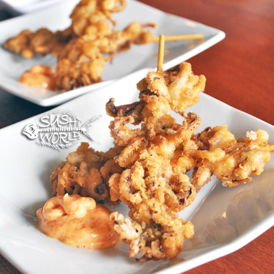 Squid Karaage Kushi Calamari Japanese Restaurant Cypress Orange County OC Best Happy Hour Squid Karaage Kushi Calamari Japanese Restaurant Cypress Orange County OC Best Happy Hour