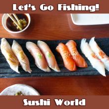 Seared Escolar Albacore Salmon Red Snapper Fresh Sushi Fish Fridays Orange County OC Sushi World