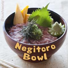 Fatty Tuna Tamago Best Negitoro Sushi Bowl in Orange County OC Sushi World