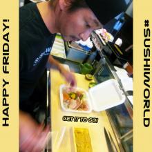Sashimi Sampler to Go Sushi World Orange County OC Cypress Japanese Restaurant