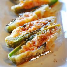Jalapeno Poppers Appetizers Orange County Sushi World OC 