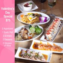 Orange County Sushi Valentine's Day Dinner Uni Pasta Seared Hamachi Albacore OC Cypress