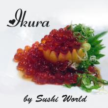 Ikura Orange County OC Cypress Green Onions Ponzu Lemon Salmon Roe Sushi World