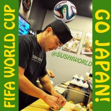 FIFA World Cup Sushi Chefs Go Japan Orange County OC Cypress Stanton Garden Grove Anaheim Sushi World 