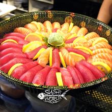 Sushi Super Bowl Sunday Party Platter Tuna Salmon Orange County OC