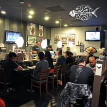 Sushi Bar Chefs Talented Fun Orange County OC Sushi World Cypress Anaheim Garden Grove